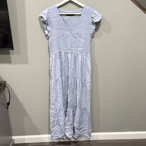 Elegant Light Blue Women's Dress